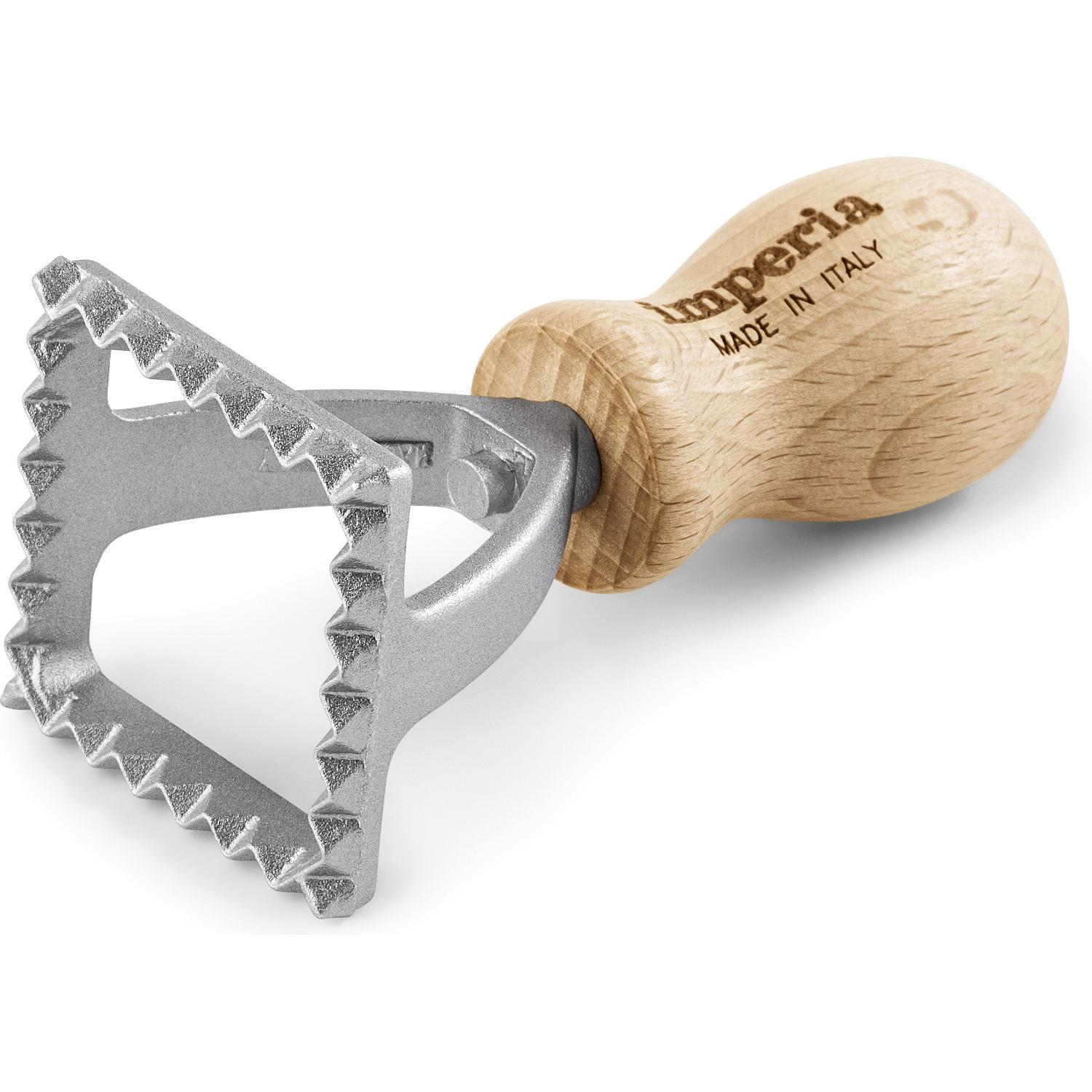 Imperia Ravioli di tagliatelle carrés 48 Moule in alluminio, Accessori per utensili da cucina, Argento