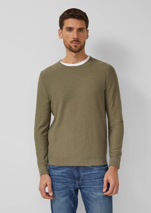 Image du produit s.Oliver Strickpullover Strickpullover mit Flammgarnstruktur (S)