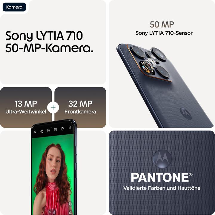 Produktbild Motorola Edge 70 Fusion (256 GB, Silhouette, 6.78", Dual SIM, 5G)