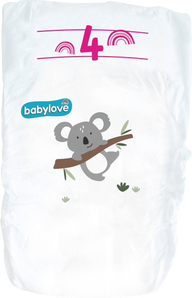 Immagine prodotto dm babylove Premium-Windeln (Dimensione 4, Pacco trasportabile, 42 Pezzo/i)