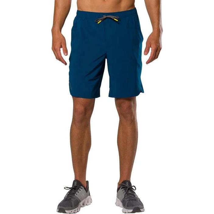 Nathan, Herren, Shorts, Essential 2.0 9", Blau, (M)