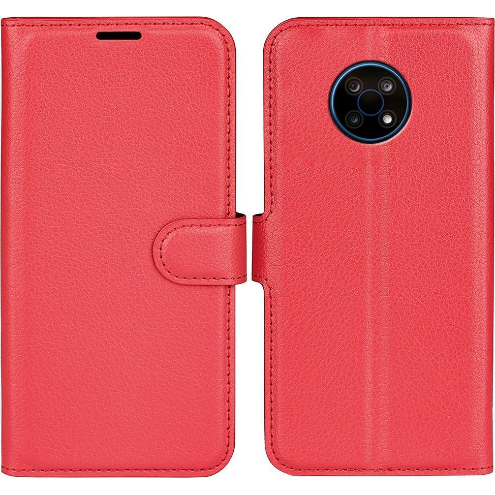 Cover-Discount Nokia G50 - Leder Etui Hülle rot (Nokia G50), Smartphone Hülle, Rot