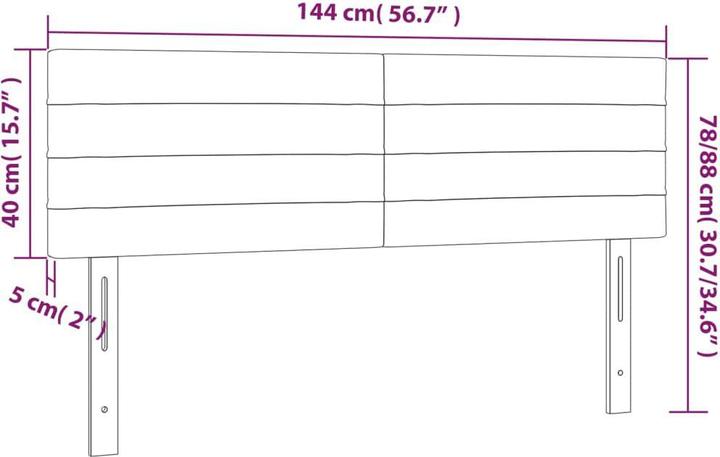 Actual product image VidaXL Erin (144 x 5 x 88 cm)