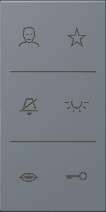 Produktbild JUNG Design-Cover Video 3fach