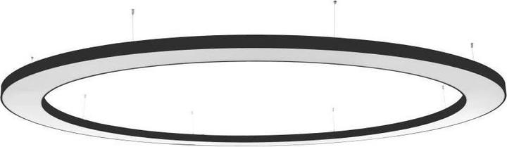 Produktbild EGLO 68142 PASTRENGO 3 LED Pendelleuchte 416W Ø6000mm Schwarz Weiss Warmweiss