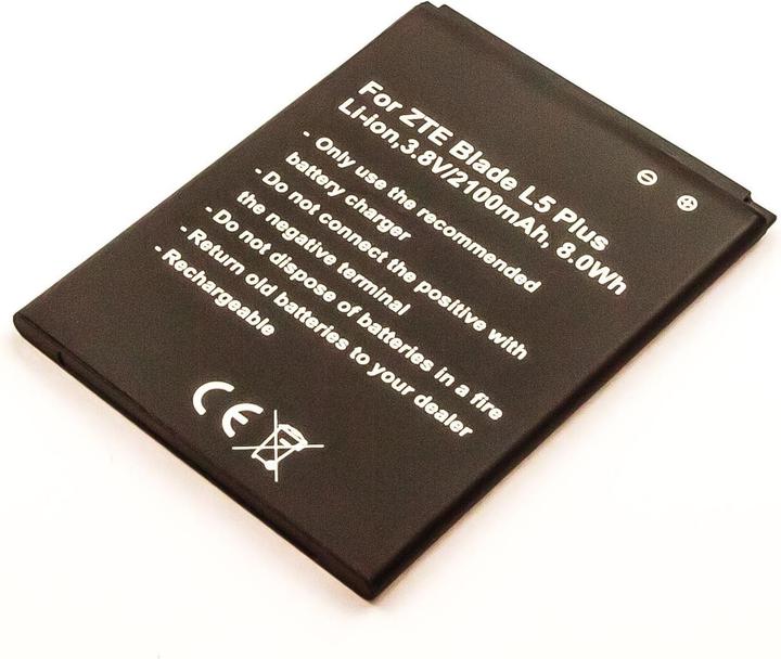 Produktbild AGI 47143 - Akku - ZTE - Blade L5 Plus - Schwarz - Lithium-Ion (Li-Ion) - 2100 mAh