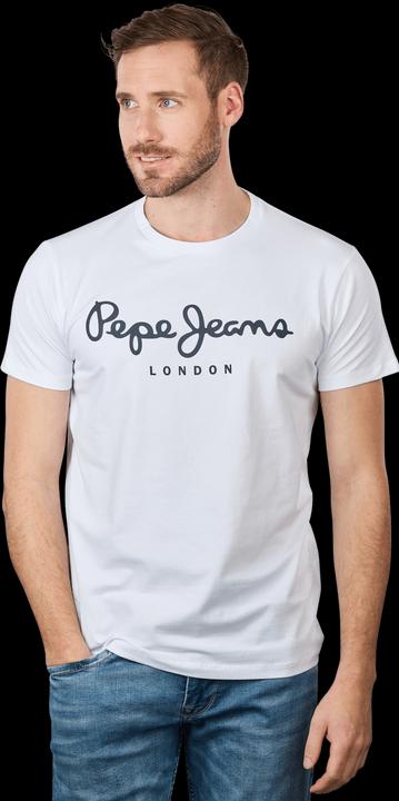 Produktbild Pepe Jeans Print Logo T-Shirt Short Sleeve White (L)