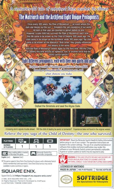 Image du produit Square Enix Romancing SaGa 3 - Asie (Switch, Switch Lite, Switch OLED, Multilingue)
