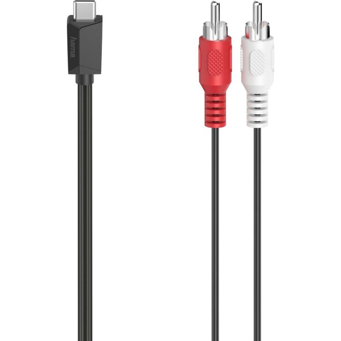 Hama USB C – Cinch-Stecker (1.50 m, USB), Cavo audio