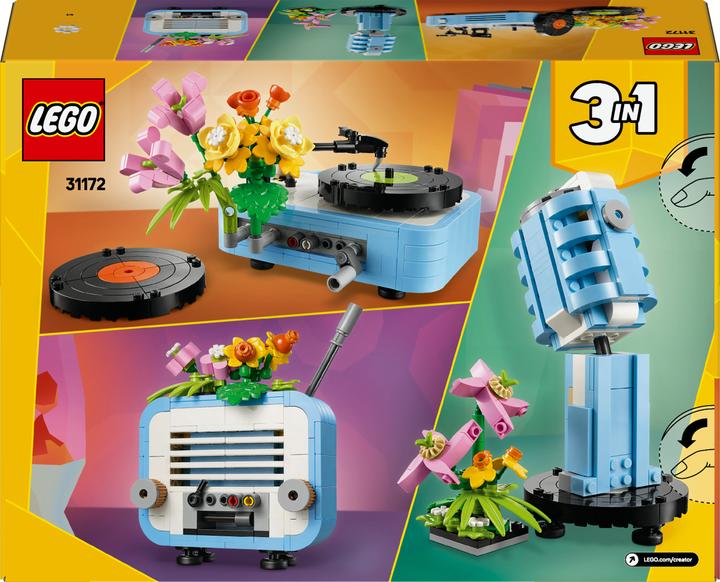 Produktbild LEGO Plattenspieler mit Blumen