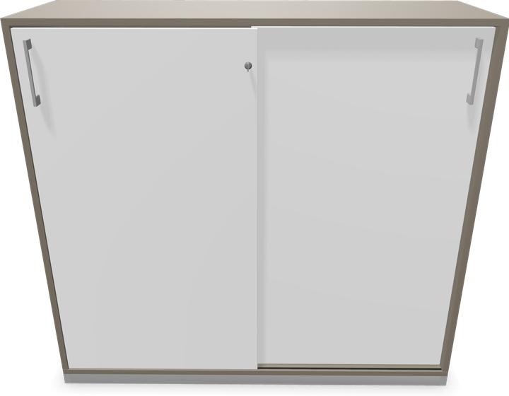 Actual product image Narbutas Choice sliding door cabinet (120 x 40 x 111.5 cm)