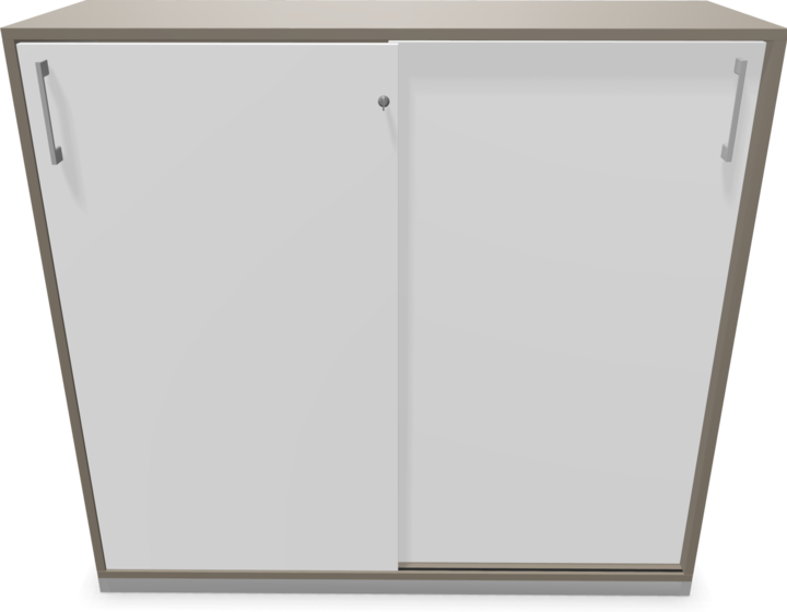 Actual product image Narbutas Choice sliding door cabinet (120 x 40 x 111.5 cm)
