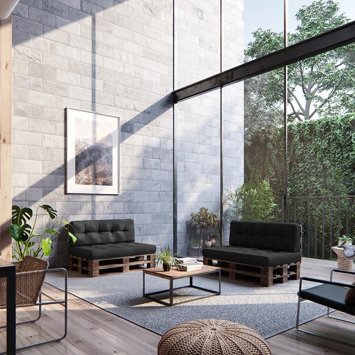 Produktbild Vicco Palettenkissen Set (120 x 40 x 20 cm, 120 x 80 x 15 cm)