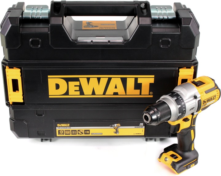 Actual product image DeWalt 18V XR Li-Ion Premium Drill Driver Bare (Rechargeable battery operated)
