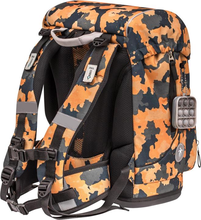 Produktbild Belmil Motion ergonomisches Schulranzenset 5tlg. "Orange Camouflag (19 l)