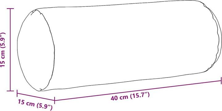 Produktbild vidaXL Bolsterkissen (40 x 15 cm)