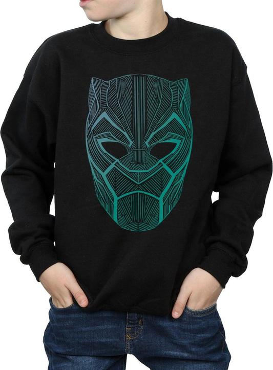 Produktbild Black Panther Tribal Mask Sweatshirt Jungen (140, 146)