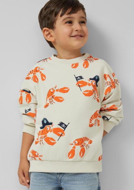 Actual product image s.Oliver Oversize-Sweatshirt mit All-over-Print (128, 134)