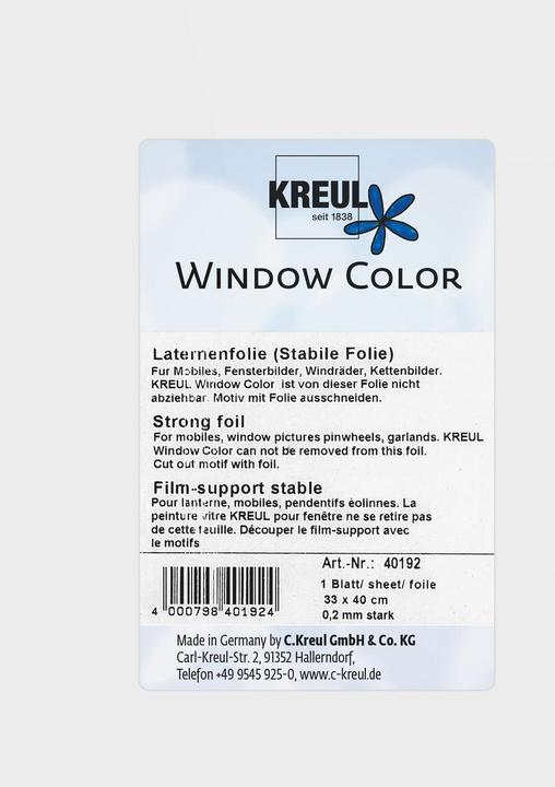 Immagine prodotto Kreul Lamina per lanterne colorate (33 x 40 cm)