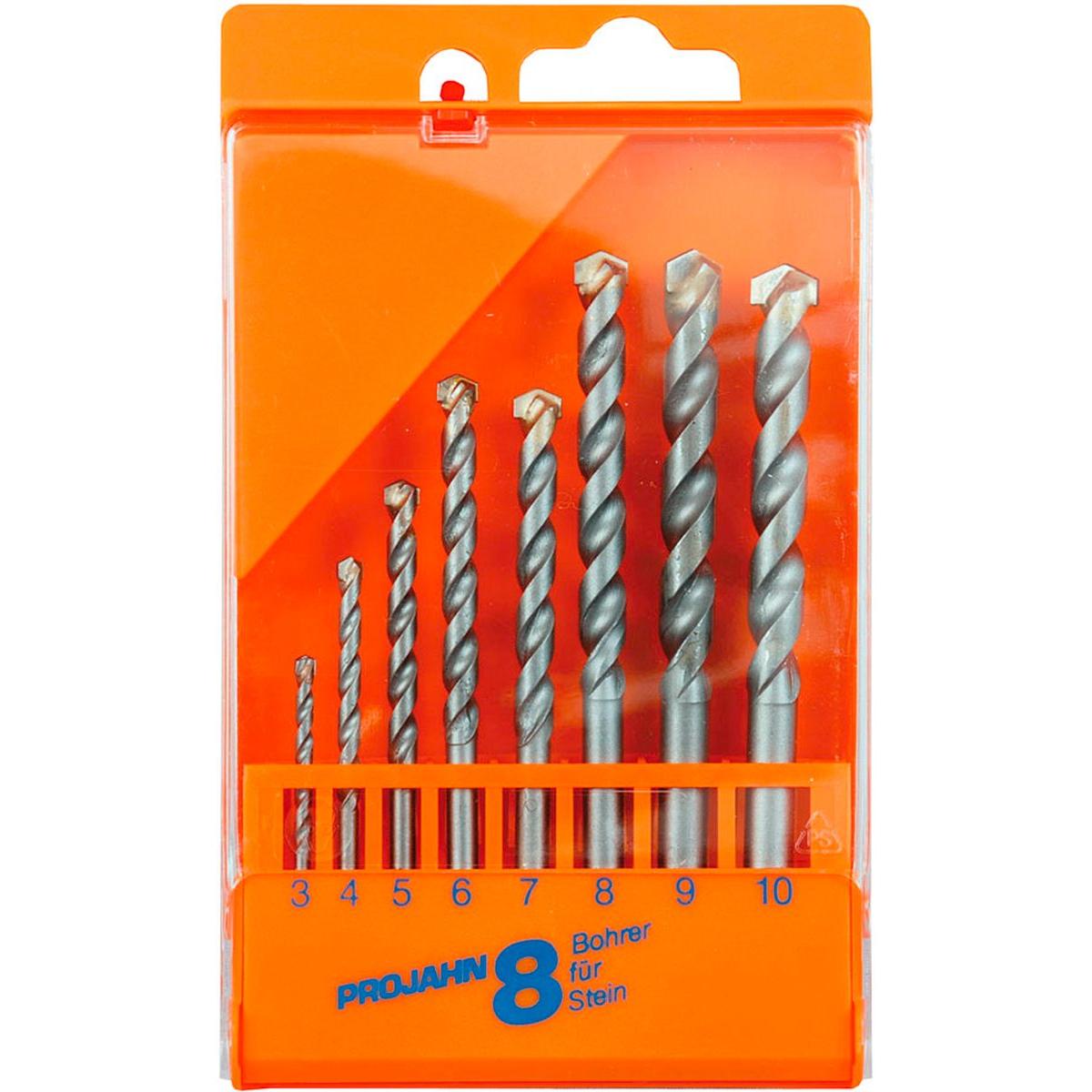 Projahn, Bohrereinsatz, 67045 Steinbohrer ECO Kassette 8tlg 3-10 mm (3 - 10 mm)