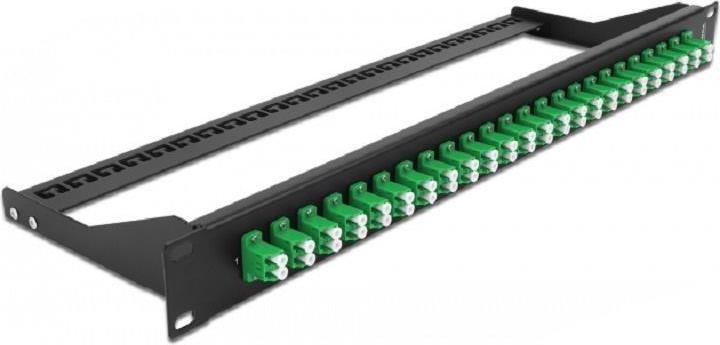 Immagine prodotto Delock 19? Pannello patch in fibra ottica 24 porte LC duplex verde