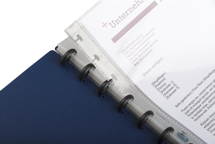 Produktbild Elba vario-zipp Ringmappe manageMe!, DIN A4, dunkelblau Ringdurchmesser: 21 mm, Ringfarbe: silber-metalli (A4, 1 x)