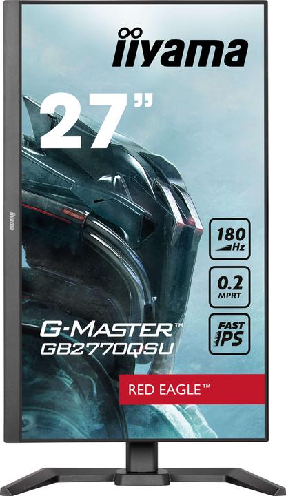 Produktbild iiyama 27IN G-MASTER RED EAGLE FAST IPS 2560X1440 180HZ AND 0.2MS MP (2560 x 1440 Pixel, 27")