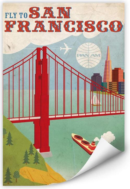Image du produit Vol pour San Francisco (100 x 150 cm)