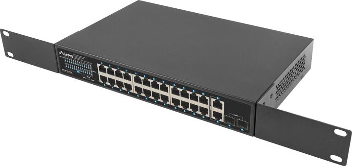 Produktbild Lanberg RSGE-24P-2GE-2S-250 network switch Unmanaged (26 Ports)