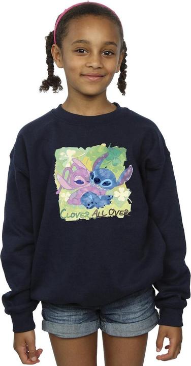 Immagine prodotto Disney Lilo And Stitch St Patrick's Day Clover Felpa Ragazze (104)