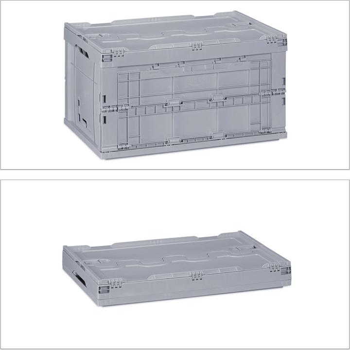 Produktbild Relaxdays Transportbox (58.5 x 39.5 x 32.5 cm, 60 l)
