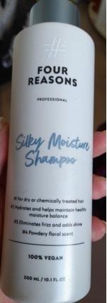 Actual product image Four Reasons Professional Silky Moisture Vegan Shampoo 300ml (300 ml, Liquid shampoo)
