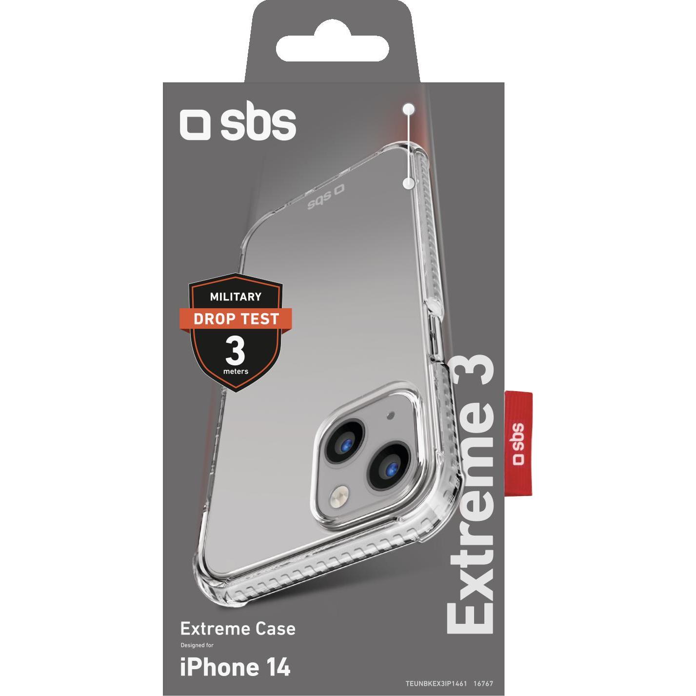 Thumbnail - SBS Extreme X3 (Apple iPhone 14), Smartphone Hülle, Transparent