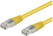 Produktbild Goobay CAT 5e Patchkabel, F/UTP, Gelb, 2 m (F/UTP, CAT5e, 2 m)
