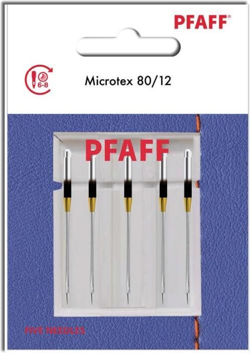 Actual product image Pfaff PF MICROTEX NEEDLE 80/12 5PK
