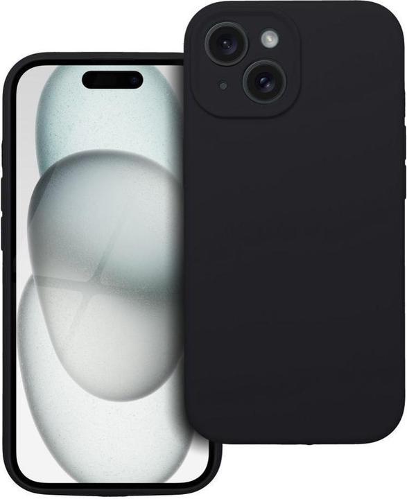 Immagine prodotto OEM Back panel cover Case SILICONE 2mm for IPHONE 15 black (Apple iPhone 15)