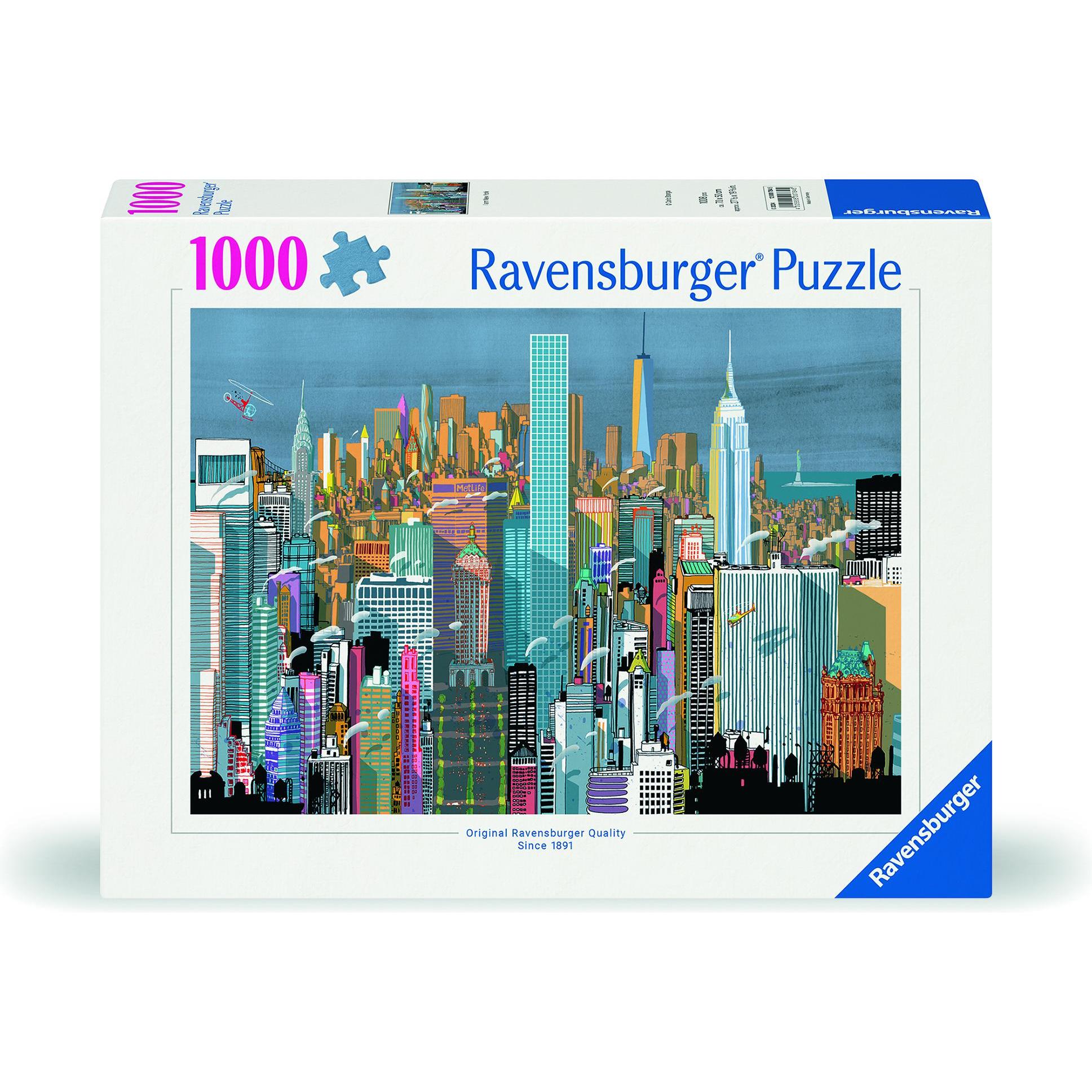 Ravensburger Puzzle 12000784 I am New York - 1000 Teile Puzzle für Erwachsene ab 14 Jahren (1000 Teile)