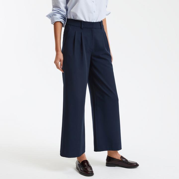 Actual product image La Redoute Collections Weite Bundfaltenhose (32)