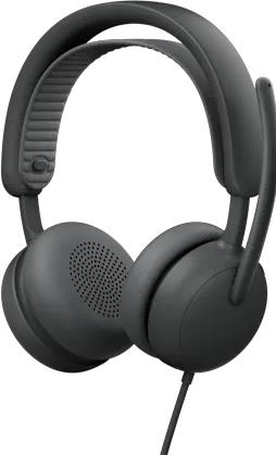 Actual product image Logitech Zone Wired 2 for Business, Wired, Graphite (Cable, USB-C, Microsoft teams)