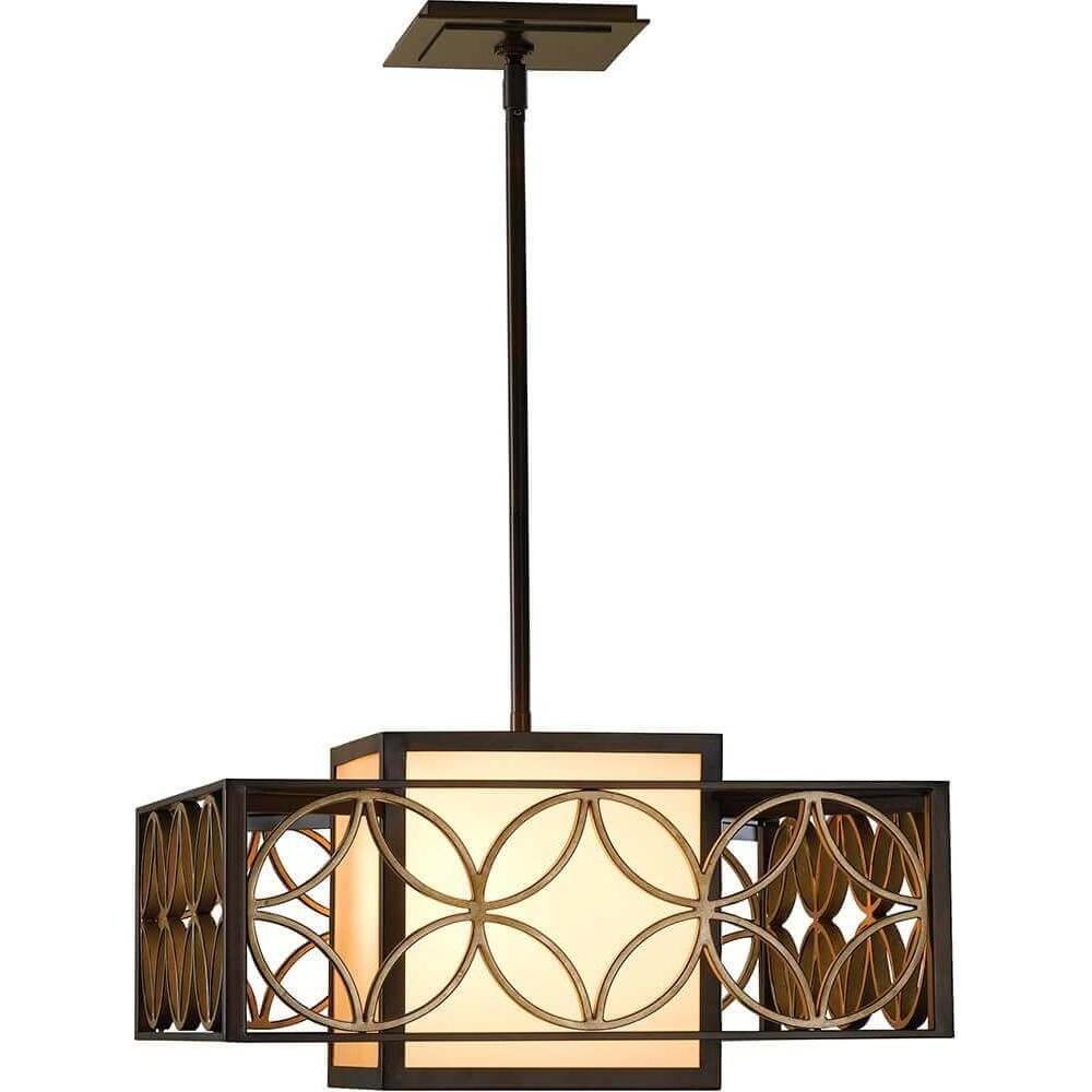 Thumbnail - Elstead Lighting, Kronleuchter, Remy Kronleuchter E27 Heritage Bronze, parisserie Gold