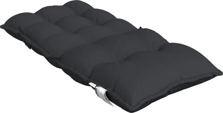 Actual product image vidaXL Low backrest cushions 4 pcs. Oxford fabric (100 x 50 x 7 cm)