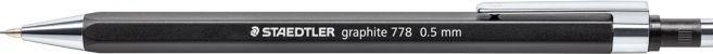 Produktbild Staedtler Druckbleistift graphite 778 05-9 B 0,5mm Schaft schwarz (0.50 mm, B, 1x)