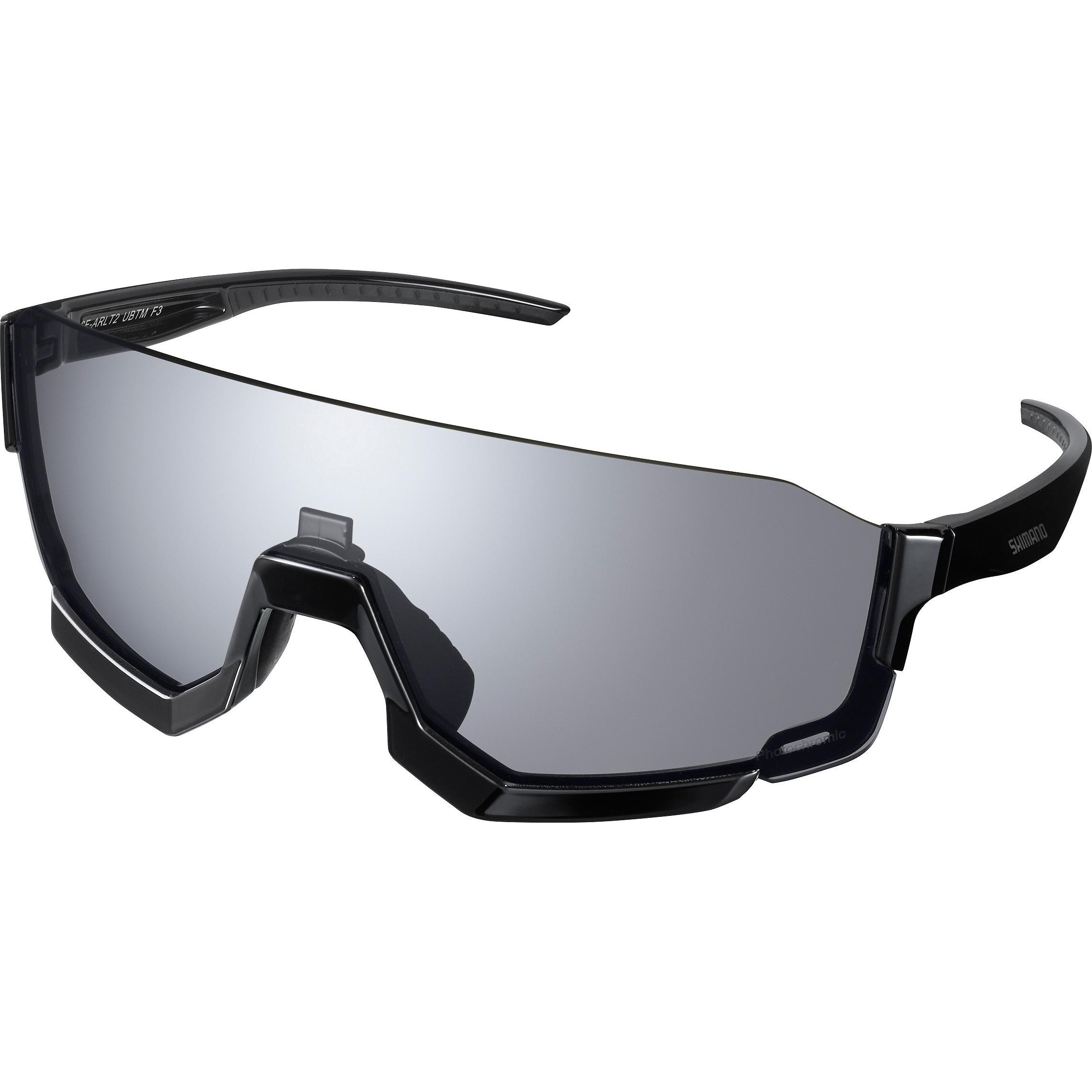 Shimano, Herren, Sportbrille, Unisex Brille Aerolite PH black (Schwarz, photochromic gray), Schwarz