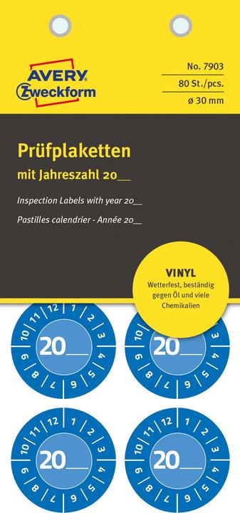 Productafbeelding Avery 07903 Permanent Marker Zwart 4 stuk(s)