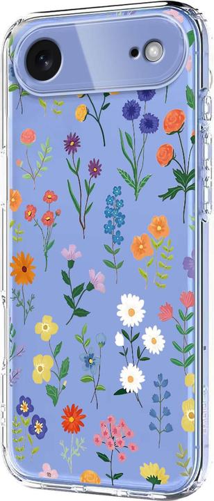 Immagine prodotto Cover-Discount iPhone 17 Air - Silikon Gummi Hülle Blumen (Apple iPhone 17 Pro)