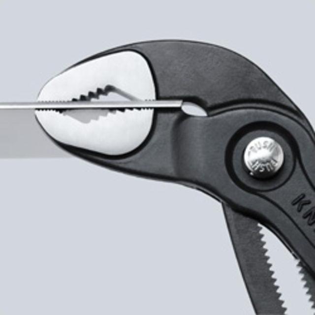 Immagine prodotto Knipex Cobra Pinza regolabile di nuova generazione per tubi e dadi 87 01 125 (125 mm)