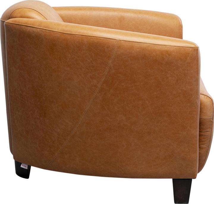 Actual product image Kare Design Armchair Cigar Lounge Smart leather light brown