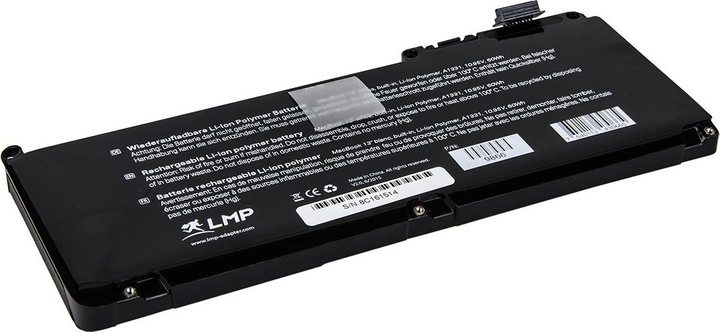 LMP Battery for MacBook 13" A1331 (2 Cells, 6200 mAh)