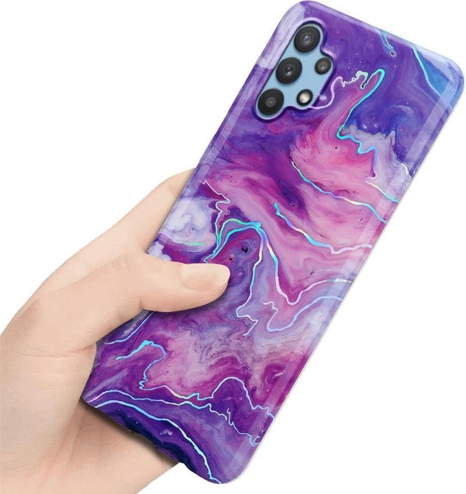 Produktbild Cadorabo IMD TPU Bunter Marmor Cover (Samsung Galaxy A32 5G)