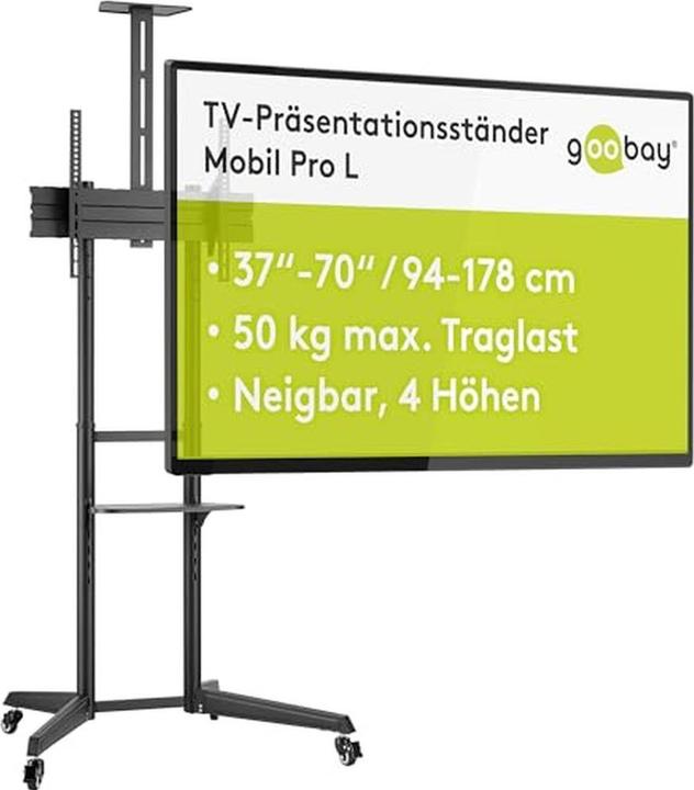 Immagine prodotto Goobay Supporto per presentazioni TV Pro taglia L (Vari, 70", 50 kg)